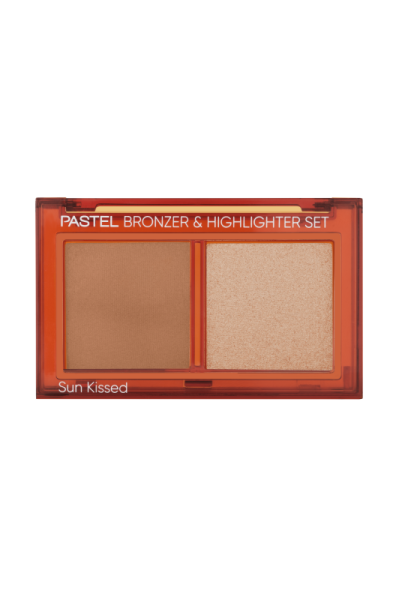 Pastel Bronzer&Highlighter Set Sun Kissed - Bronzlaştırıcı Ve Aydınlatıcı 01 Natural Bronze & Soft Glow 2 x 4.3 g
