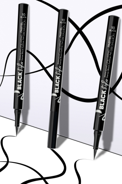 Pastel Black Styler Waterproof Eyeliner Pen - Eyeliner Kalemi 10 Black 1.1 ml
