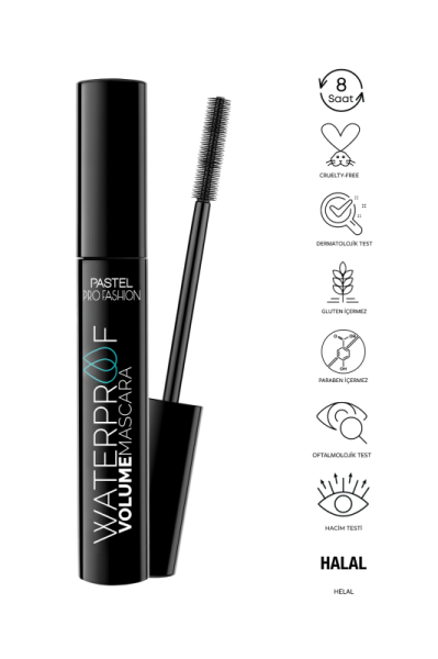 Pastel Waterproof Volume Mascara - Maskara 12 ml