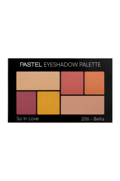 Pastel Eyeshadow Palette So In Love - Far Paleti 206 Bella 2 x 1.40 g 4 x 0.95 g