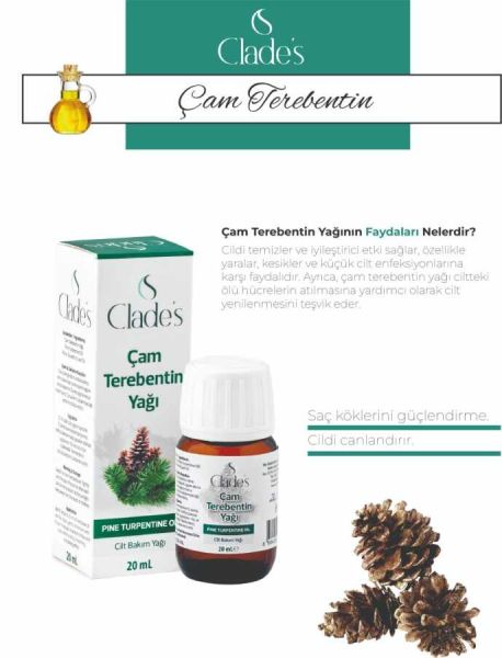 Clades Çam Terebenti Yağı 20 Ml