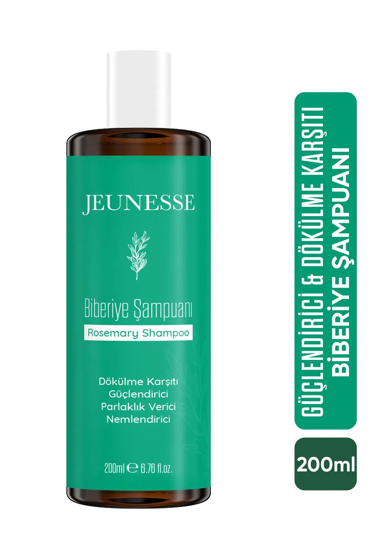 Jeunesse Biberiye Şampuanı Hızlı Saç Uzama Etkili Dökülme Karşıtı ve Güçlendirici