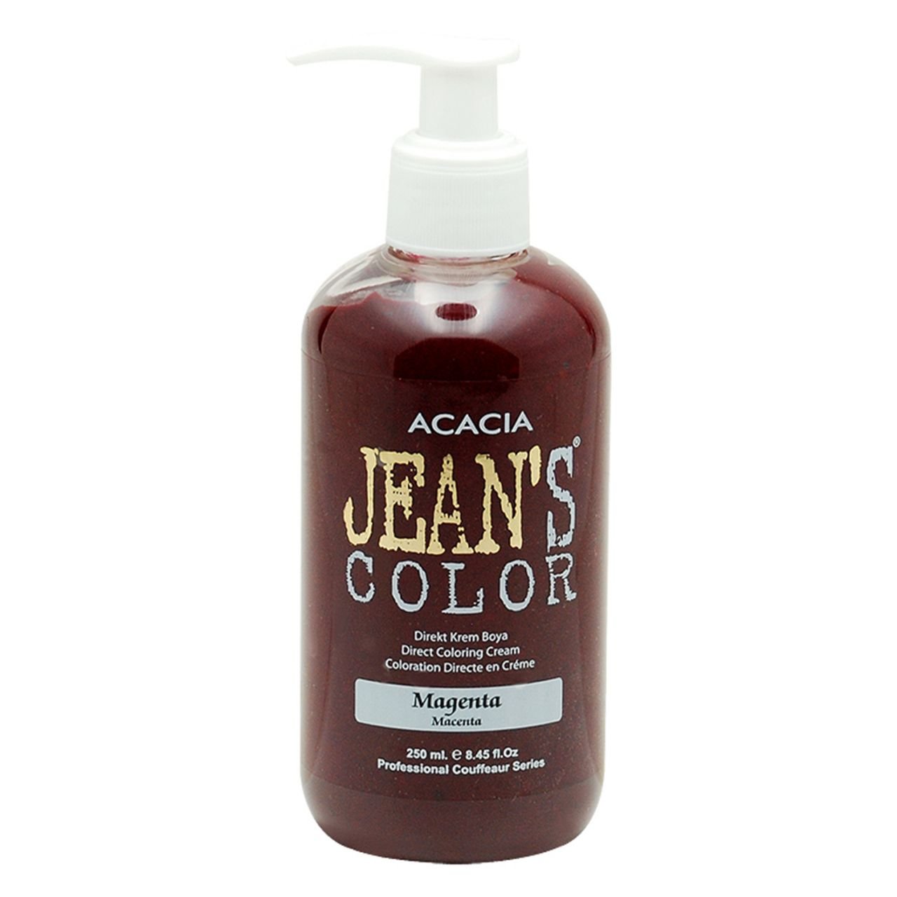 Jean's Color Su Bazlı Amonyaksız Saç Boyası (Magenta) 250 ml.