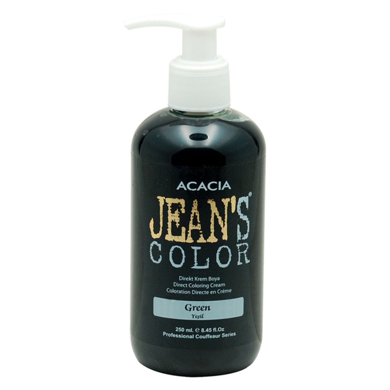 Jean's Color Su Bazlı Amonyaksız Saç Boyası (Yeşil) 250 ml.