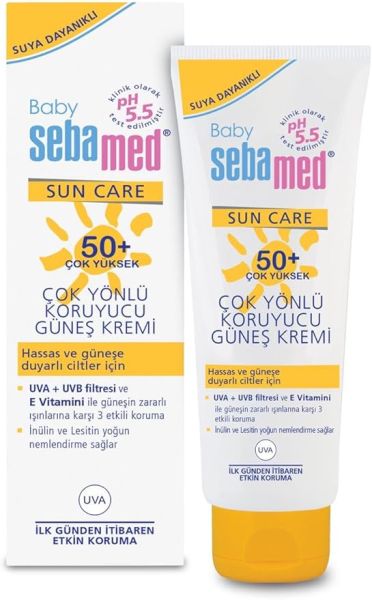 Sebamed SPF50 Bebek Çok Yönlü Koruyucu Güneş Losyonu 75 ml
