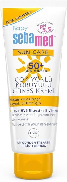 Sebamed SPF50 Bebek Çok Yönlü Koruyucu Güneş Losyonu 75 ml