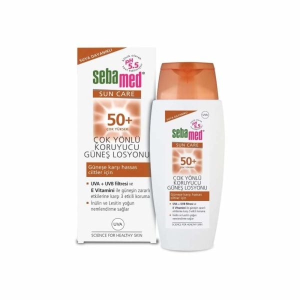 Sebamed Sun Care Hassas Ciltler İçin Çok Yönlü Koruyucu Güneş Losyonu SPF50+  150 ML