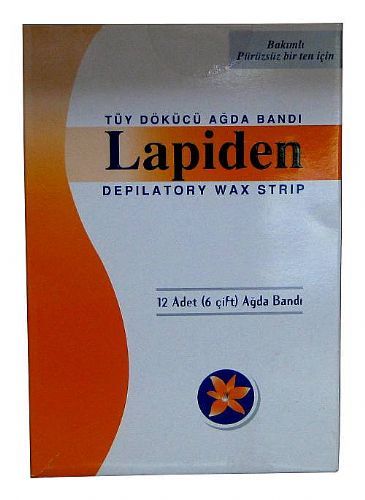 Lapiden Ağda Bandı Vücut İçin 12 Adet (6 Çıtf)