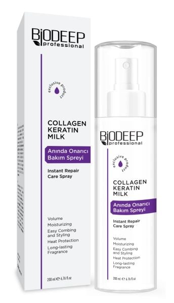 BİODEEP COLLAGEN&KERATİN ANINDA ONARICI BAKIM SPREYİ 200 ML