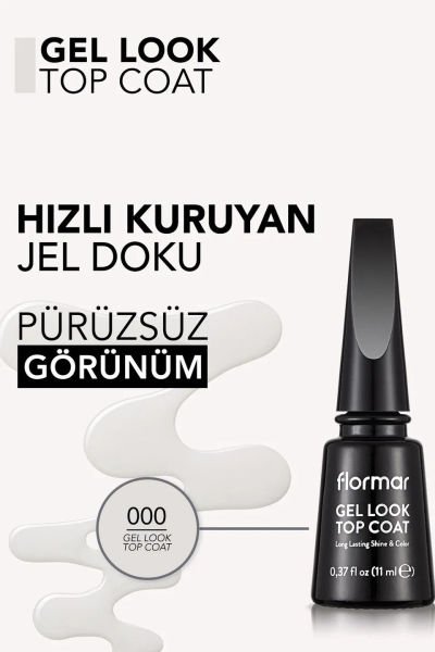 Flormar Gel Look (Jel Görünüm Veren Oje Koruyucu)