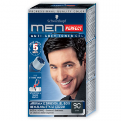 Men Perfect Amonyaksız Jel Saç Boyası - Siyah 90