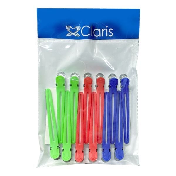 Claris Metal Renkli Saç Pensi 12' li C - 32701