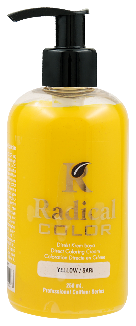 Radical Color Su Bazlı Saç Boyası (Sarı) 250 ml