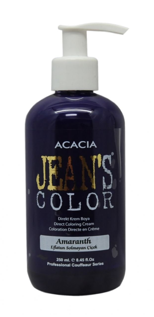 Jean's Color Su Bazlı Amonyaksız Saç Boyası (Amaranth) 250 ml.