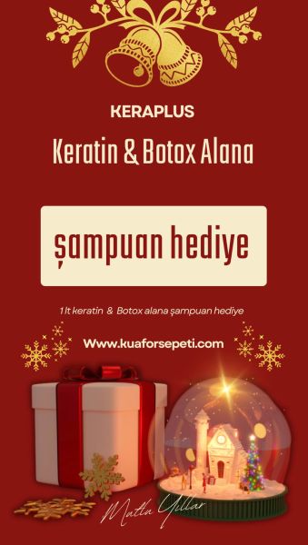 KERATİN ALANA ŞAMPUAN HEDİYE