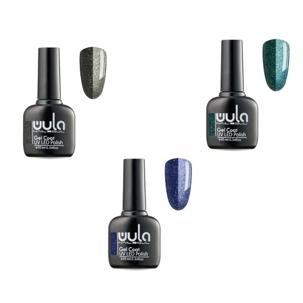 Wula Nailsoul Lunar Shine Kalıcı Oje Seti 3 Parça 10 ML (Ton 713 - Ton 712 - Ton 711)