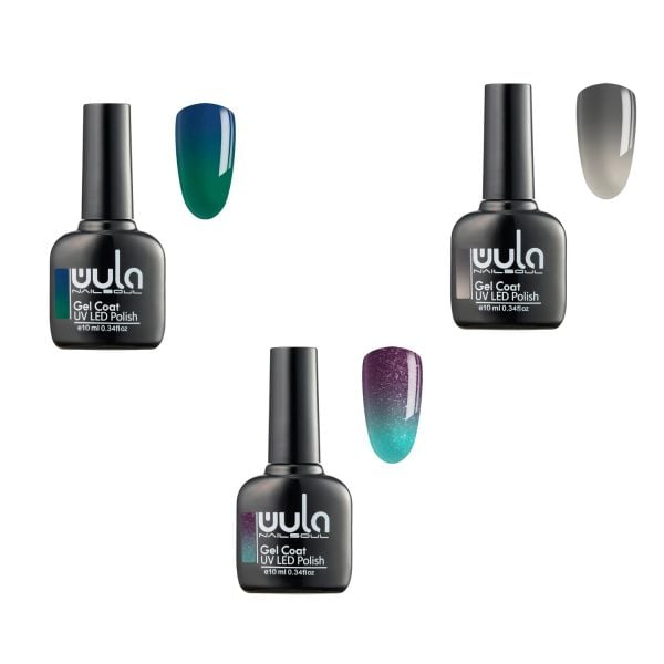 Wula Nailsoul Termo Kalıcı Oje Seti 3 Parça 10 ML (Ton 645 - Ton 646 - Ton 647)