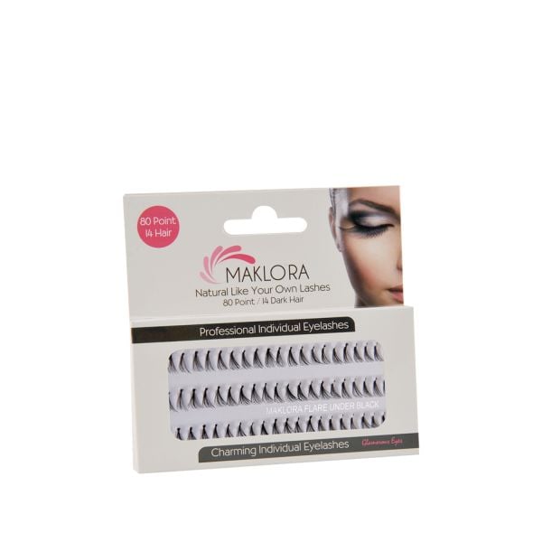 Maklora Natural 80'li Tekli Kirpik Long