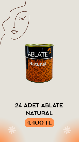 Ablate Konserve Ağda Naturel 24x800 ml