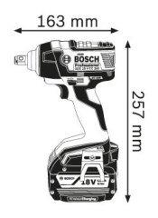 Bosch GDS 18 V-EC 250 Akülü Darbeli Somun Sıkma