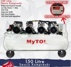 MYTOL EWS150 Sessiz Kompresör 150 Lt 4 HP