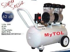 MYTOL EWS40 Sessiz Kompresör 40 Lt 1 HP