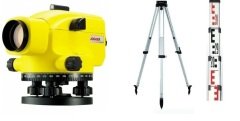 Leica Jogger 20 Optik Nivo SET -RMT01 Tripod + RMM05 Mira