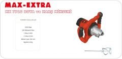 Max Extra MX 7710 Boya ve Harç Karıştırıcı Mikser 1600W