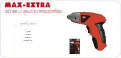 Max Extra MX 0114 Şarjlı Setli Tornavida  4.8 V