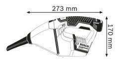 Bosch GAS 12 V Akülü Süpürge Solo