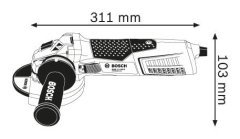 Bosch 19-125 CIST Avuç Taşlama