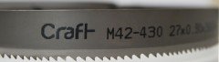 Craft T275S/T275SV Yedek Şerit Testere (5 li Paket) 27x0,9x2460mm 6/10 Diş