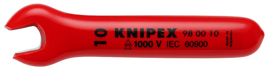 KNIPEX VDE İZOLELİ TEK AĞIZ ANAHTAR 7 MM