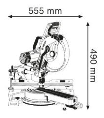 Bosch GCM 350-254 Raylı Gönye Kesme