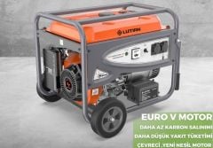 Lutian LT8000 EN-4 Benzinli Jeneratör 6,5 Kva Marşlı Monofaze