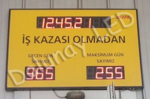 Kazasız Günü Sayıcı Panosu