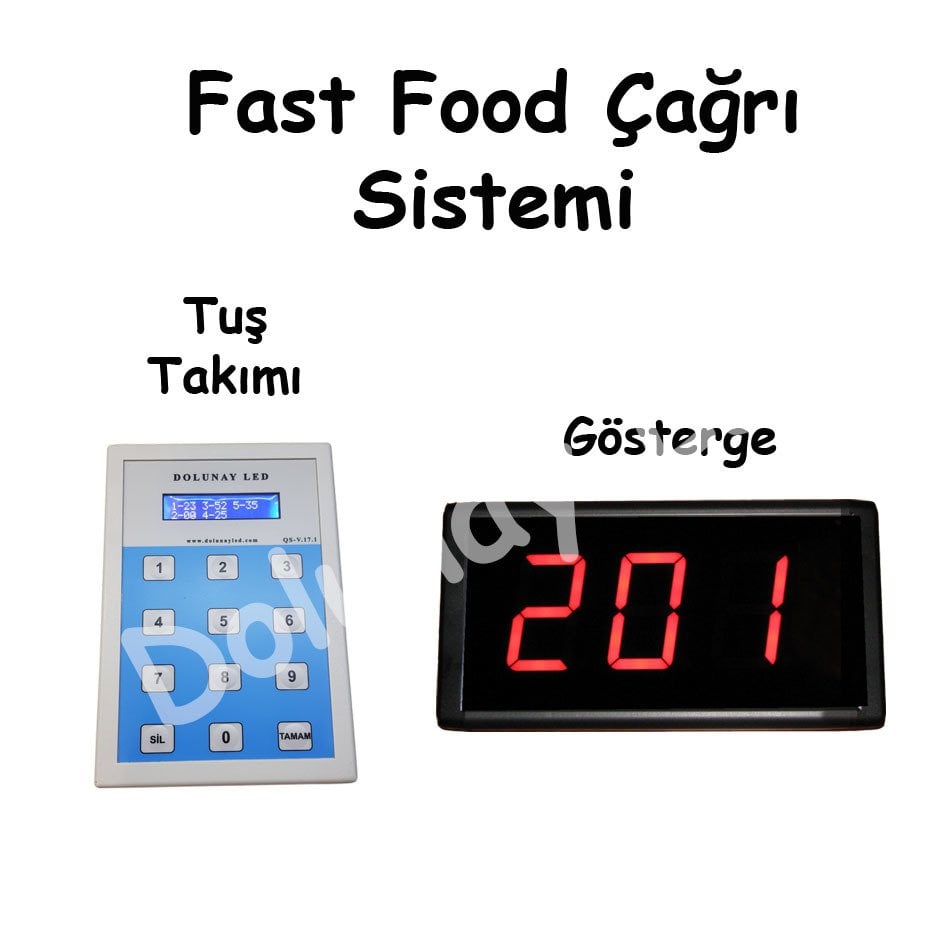 Fast Food Self Service Restoran Sıramatik