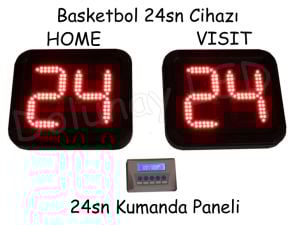 24 Saniye Cihazı Çift Kumandalı