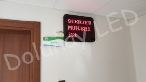 Görevli Çağrı Panosu Dotmatrix 2 Satır