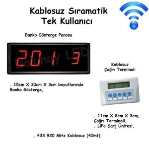 Kablosuz Sıramatik Senkron