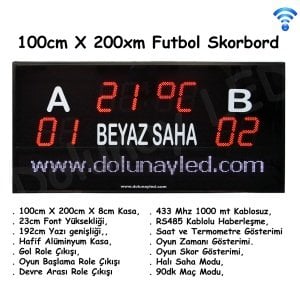 Futbol Skorbordu 100cm x 200cm