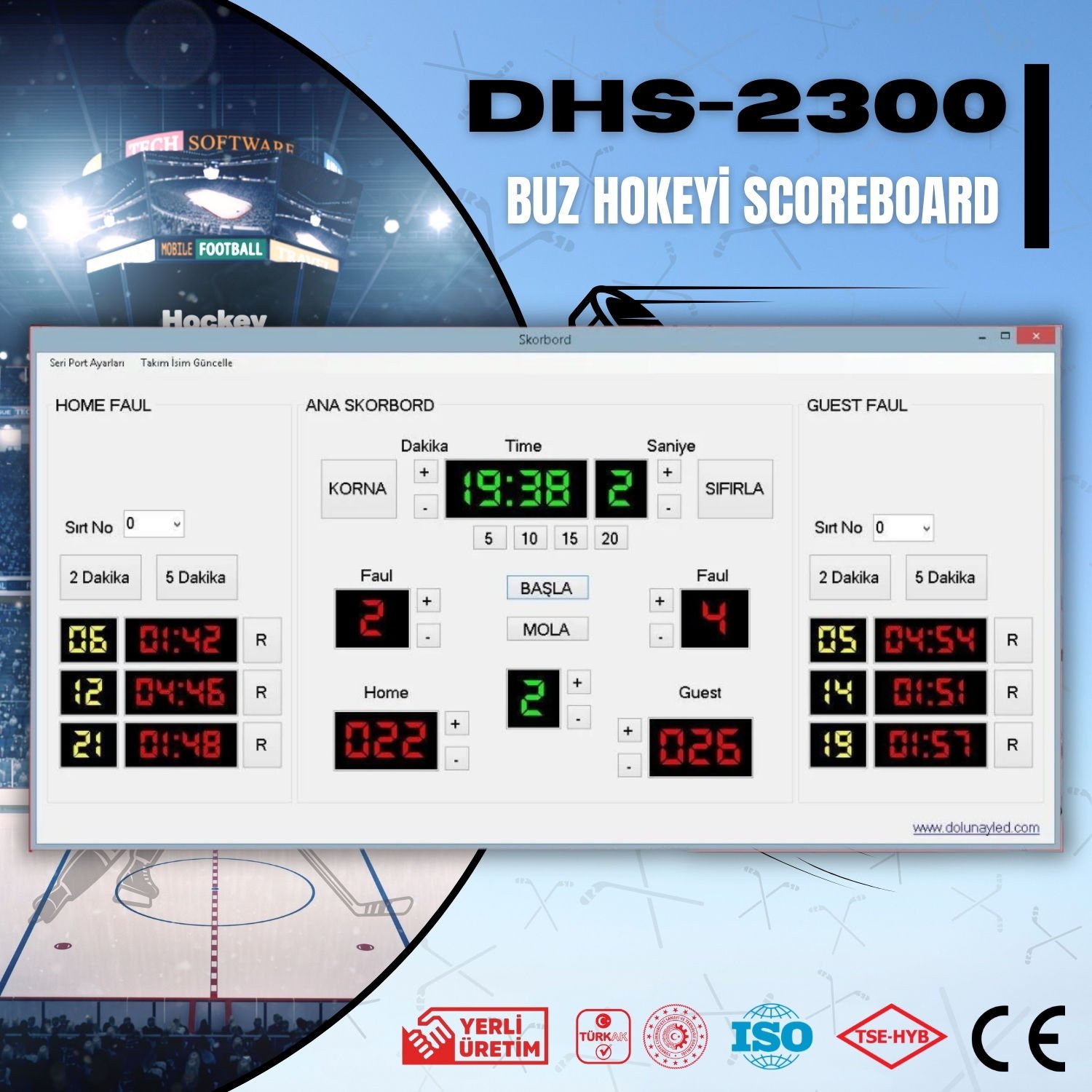 Buz Hokeyi Skorbord