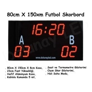 Futbol Skorbordu 80cm x 150cm