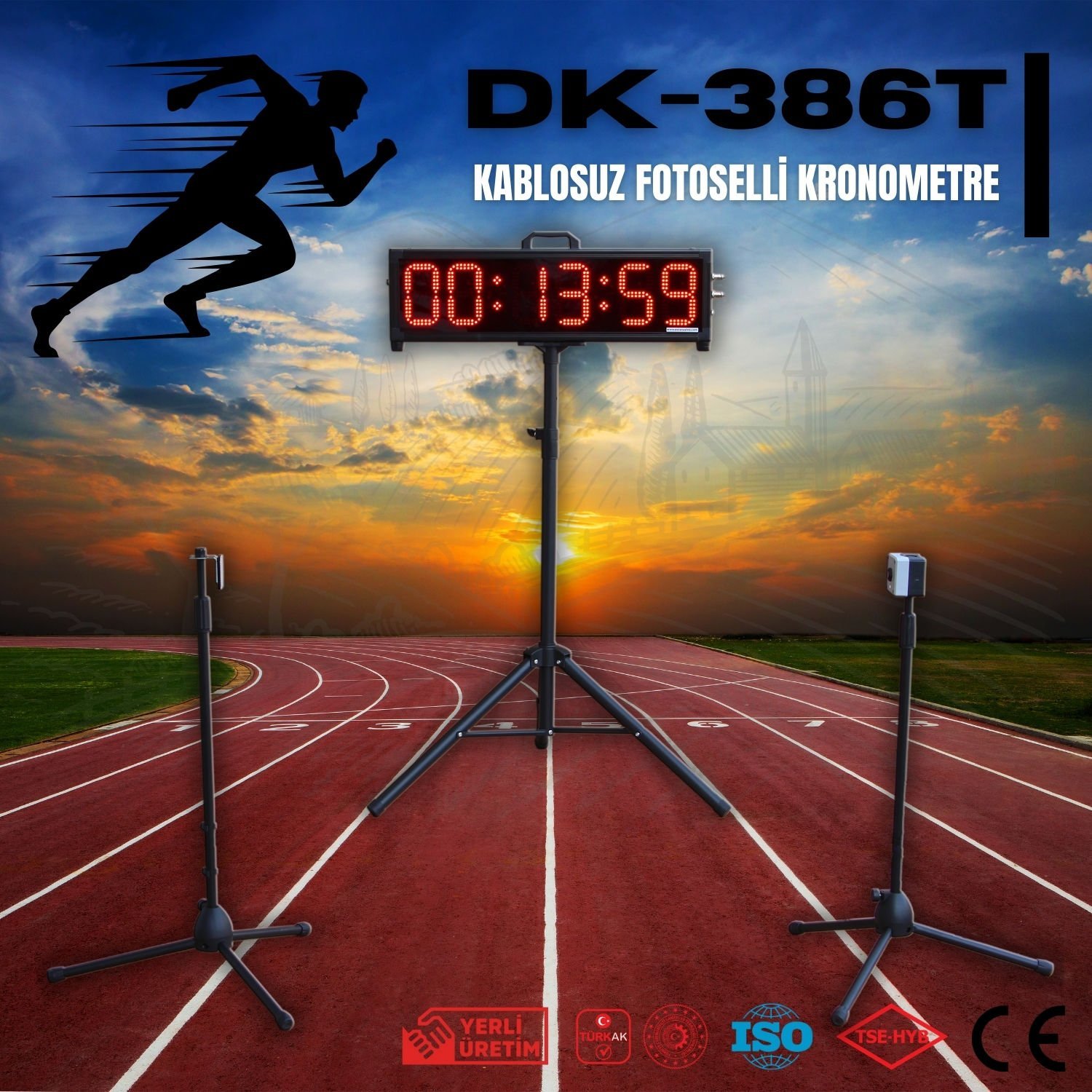 DK-386 Kablosuz Fotoselli Kronometre