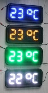 Dijital Saat Termometre 10cm