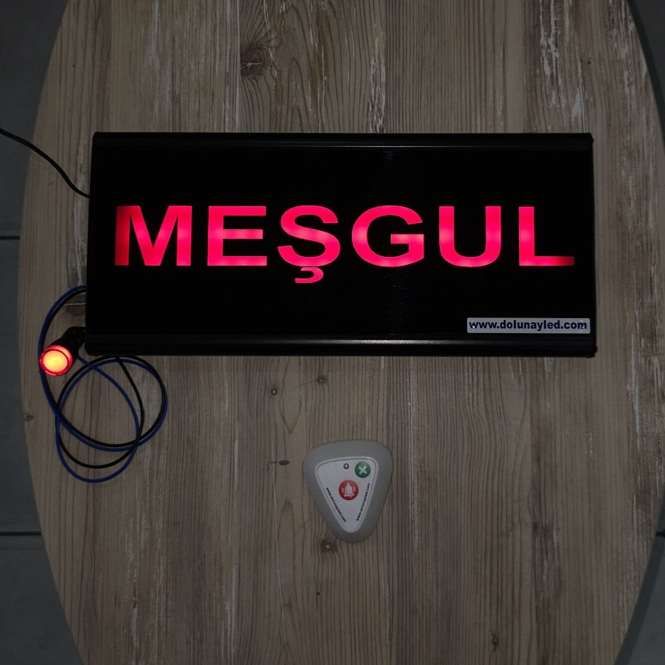 Meşgul Tabelası Uzaktan Kumandalı