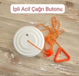 Acil Çağrı İpli WC Butonu Tavan Montajlı,