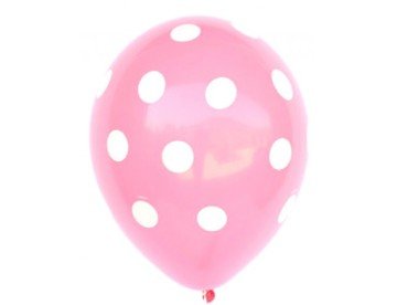10 Lu Puantiye Baskılı 12'' inç Balon Pakedi