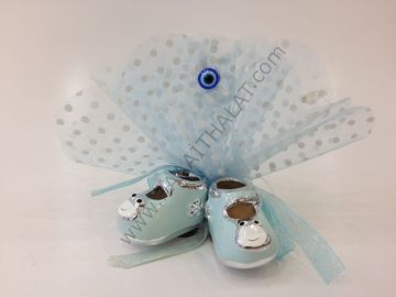 Süslü Parlak Patik / Ayakkabı Bebek Şekeri