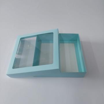 20x20x5 cm Asetat Pencereli Bebek Hediyelik Karton Kutu